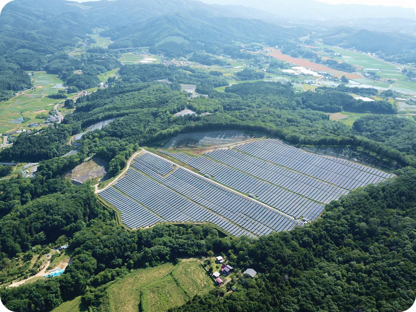 カナディアンソーラーの俯瞰写真