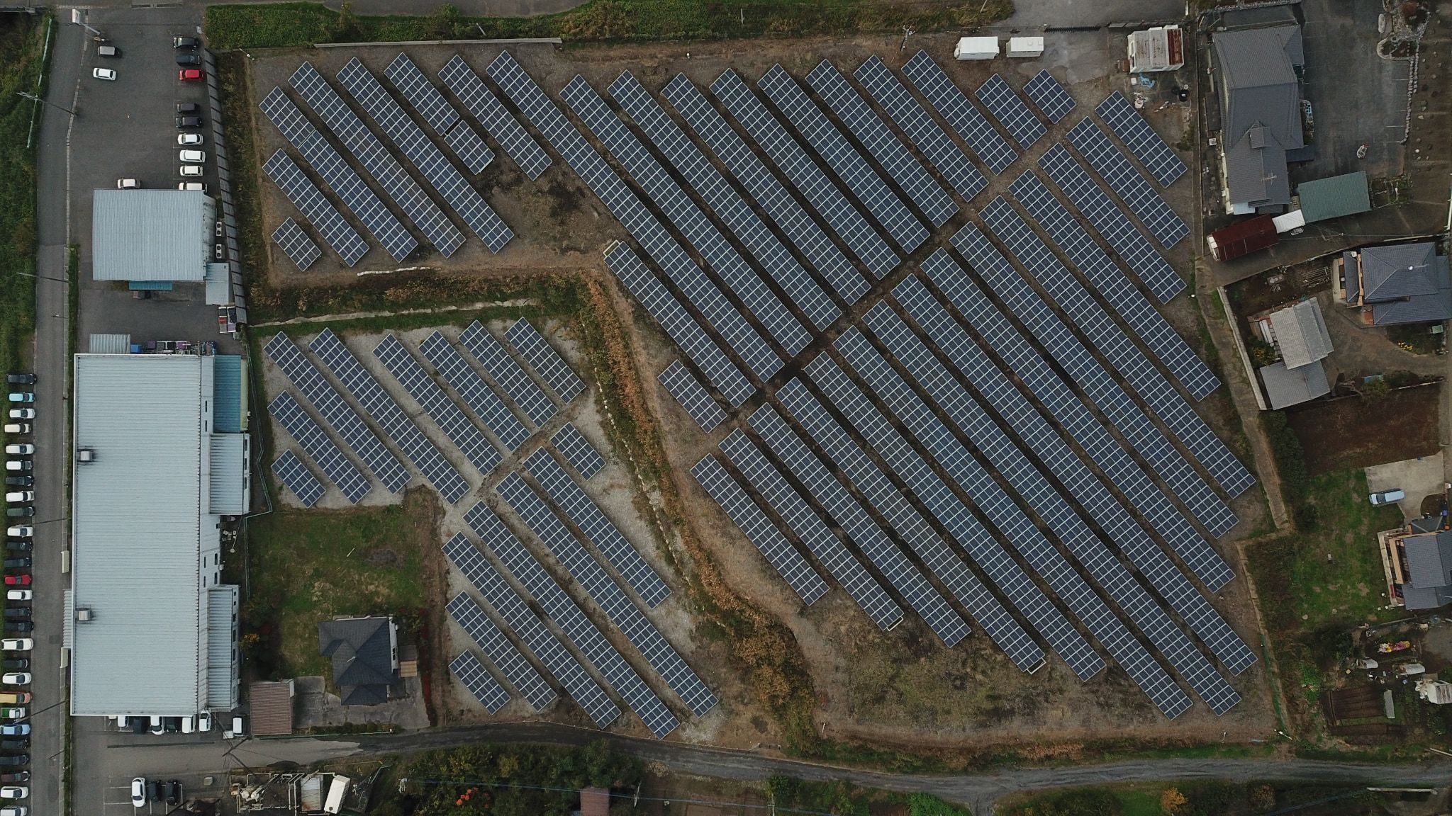 JAソーラーの俯瞰写真