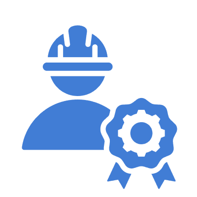豊富な工事実績・現場経験のアイコン