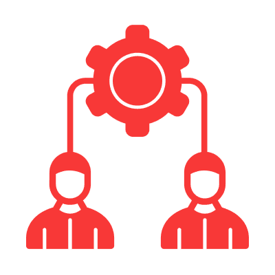 専門部署による社内連携体制のアイコン